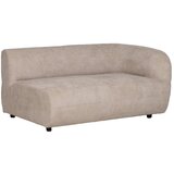 Ixia Bež sedežna garnitura iz šenilje desni kot 151 cm Minimal – | Shoptok.si