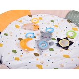  Mekana podloga za igru za bebe s 2 luka i 4 igračke, 80 cm | shoptok.hr