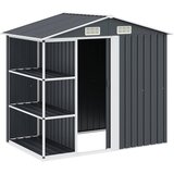  Vrtna kućica sa stalkom antracit 205 x 130 x 183 cm željezna | Eponuda.com