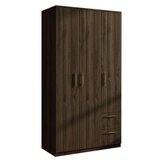 Hanah home merlin - walnut walnut wardrobe | ePonuda.com