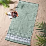 Catherine Lansfield Zeleni pamučan ručnik za plažu 90x180 cm Palm Trees – | shoptok.hr