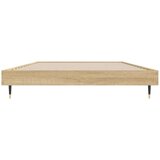 vidaXL okvir za krevet boja hrasta 100x200 cm od konstruiranog drva | shoptok.hr