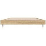 vidaXL Posteljni okvir sonoma hrast 100x200 cm inzenirski le | Shoptok.si