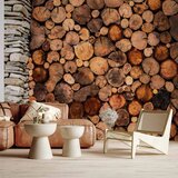  Foto tapeta - Wooden Gate 196x140 Samoljepljiva | shoptok.hr