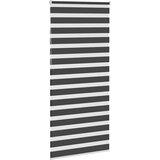 vidaXL Zavjesa zebra crna 100x230 cm širina tkanine 95,9 cm poliester | shoptok.hr