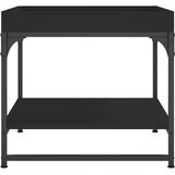  Stolić za kavu crni 49,5 x 49,5 x 45 cm od konstruiranog drva | Eponuda.com