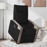  Električni naslanjač s funkcijo vstajanja črn | Shoptok.si