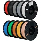 3D tiskalnik filament paket, 10KG mešane barve PLA, 1.75mm premer, 10 KG mešane barve PLA, (5000157586)