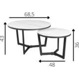 MID.YOU SET KLUBSKIH MIZIC, črna, bela | Shoptok.si