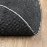  Tepih OVIEDO kratkih vlakana antracit Ø 120 cm | shoptok.hr