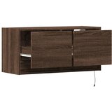  Zidni TV ormarić s LED svjetlima boja hrasta 80x31x38 cm | shoptok.hr