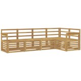  Set vanjskih sofa 5 pcs Bijela 247 x 128,5 x 73 cm | shoptok.hr