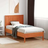 vidaXL Uzglavlje voštano smeđe 100 cm od masivne borovine | shoptok.hr