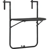 balkonski stol smeđi 60 x 64 x 83,5 cm plastični