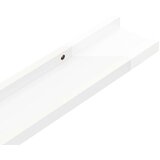 vidaXL Zidne police 2 kom visoki sjaj bijele 115 x 9 x 3 cm | shoptok.hr