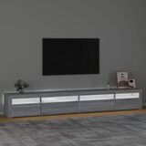 TV ormarić s LED svjetlima boja hrasta sonome 270x35x40 cm | shoptok.hr