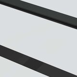  Klizna vrata s priborom crna 90 x 205 cm od ESG stakla | shoptok.hr