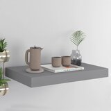 vidaXL Plutajuća zidna polica siva 40 x 23 x 3,8 cm MDF | shoptok.hr