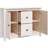  Komoda bela 100x35x74 cm trdna borovina, (20654338) | Shoptok.si
