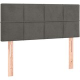 Box spring postelja z vzmetnico temno siva 80x200 cm žamet, (20726232) | Shoptok.si