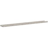  Zidne police 4 kom siva boja betona 100 x 9 x 3 cm | shoptok.hr