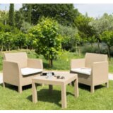  Garnitura baštenska matilde cappuccino set (2 fotelje i sto) | ePonuda.com