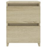  Noćni ormarići 2 kom boja hrasta 30x30x40 cm konstruirano drvo | Eponuda.ba