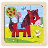 Janod dječje drvene puzzle tornado horse 9 komada Cijene