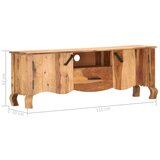 TV ormarić 115 x 30 x 42 cm od masivnog drva šišama | shoptok.hr
