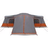 Šator za 16 osoba s krovom Siva i narančasta 680 x 510 x 210 cm | shoptok.hr