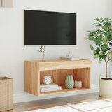 TV ormarić s LED svjetlima boja hrasta sonome 60 x 30 x 30 cm | shoptok.hr