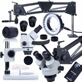 Rosfix Mercury Pro MSMP-T-PS1 Trinokularni Mikroskop – Visoka Kakovost Optike, Povečava 7x-45x, C-Mount | Profesionalni Mikroskop, (5000212273) | Shoptok.si