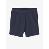 name it Dark Blue Girls Ribbed Shorts Tara - unisex