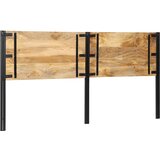  Uzglavlje 200 cm Masivno drvo Mango i željezo | Shoptok.si
