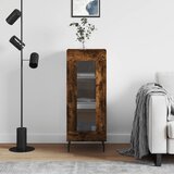 vidaXL Komoda boja dimljenog hrasta 34 5x34x90 cm konstruirano drvo Cijene