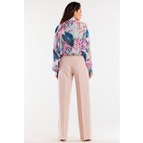 Awama Woman's Shirt A513 Pink/Flowers | Shoptok.si