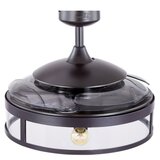  FANAWAY 212927 - LED plafonski ventilator CLASSIC 3xE27/4W/230V crni + daljinski upravljač | Eponuda.com