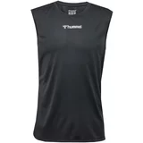 Hummel Funkcionalna majica 'RUN SINGLET' svetlo siva / črna