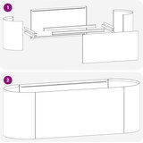  Povišeni vrtni krevet Nehrđajući čelik 120 x 40 x 40 cm | shoptok.hr
