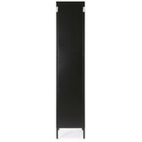 YES EVERYDAY Črna kovinska omara z možnostjo zaklepanja 38x185x46 cm Cambridge – | Shoptok.si