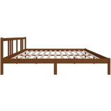  Za krevet od masivnog drva smeđa boja meda 200 x 200 cm | shoptok.hr