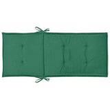  Blazine za vrtne stole 2 kosa zelene 120x50x3 cm blago, (20623405) | Shoptok.si
