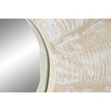  Zidno ogledalo Home ESPRIT Bijela Decapé rezbareno 76 x 7 x 76 cm | shoptok.hr