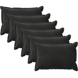  Jastuk s jastukom HOUTEN 6 kom. Crna Baršun - Crna 30 x 50 cm 6 | shoptok.hr