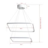 Opviq duple square beli luster | ePonuda.com