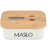 ELITEHOFF JEKLENA POSODA ZA MASLO Z NOŽEM ZA RAZMAGANJE E-6302, (21397635) | Shoptok.si