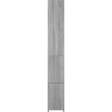  Kupaonski ormarić sivi hrast 25x26,5x170 cm konstruirano drvo | Eponuda.com