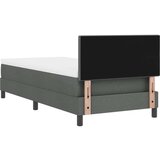 Box Spring Krevet s Dušekom Tamno Sivi 90x200 cm Tkanina | shoptok.hr