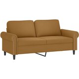  2-dijelni set sofa s jastucima smeđi baršunasti | shoptok.hr