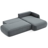 Makamii Prljavo plava sklopiva kutna garnitura (s desnim kutom/s ležaljkom) Hale – | shoptok.hr